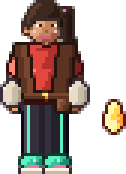 Hero in the Achiever outfit with a streak flame